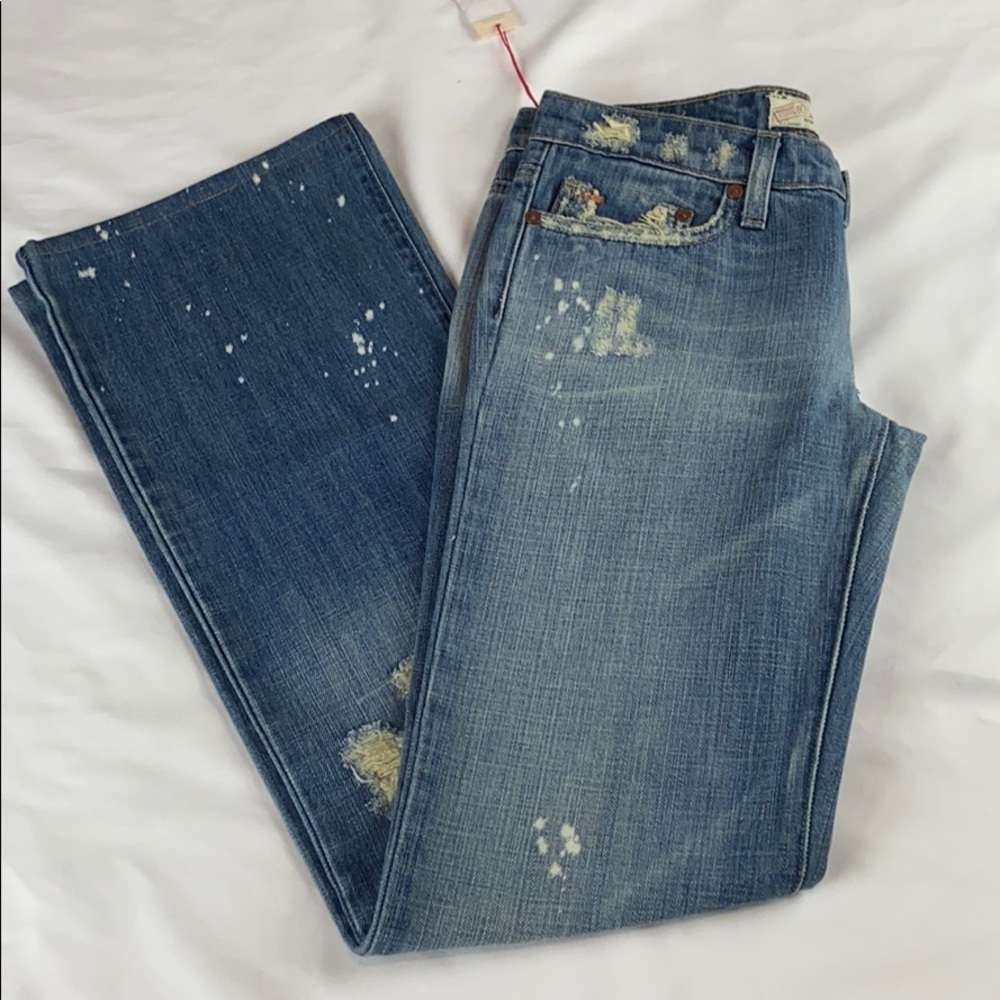 Joe’s Jeans NEW  The Soicalite Distress (HEMMED)Jean Size 26